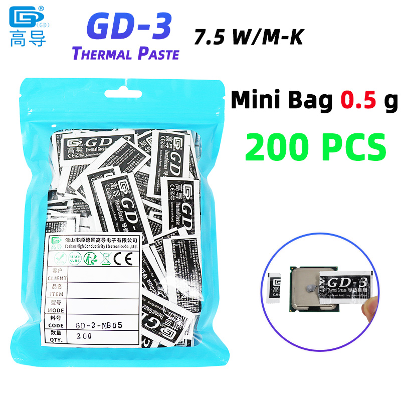Thermal Paste - Net Weight 0.5 Gram 200 PCS