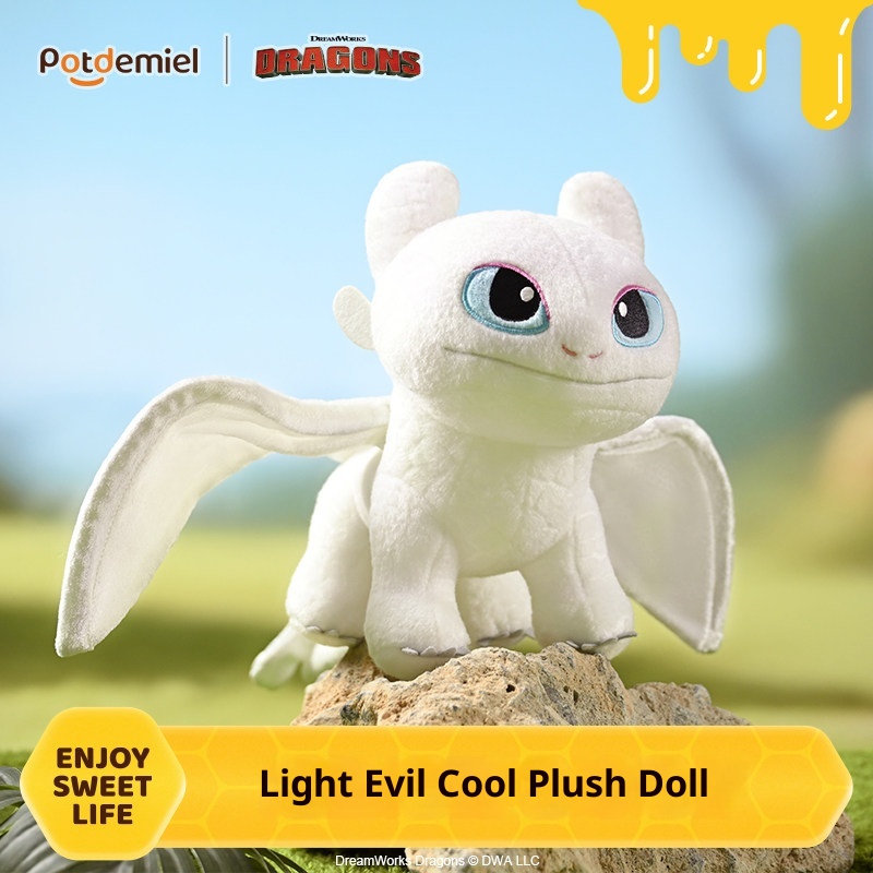Pc Gaming Dragon - Original Potdemiel Light Fury Plush Toy