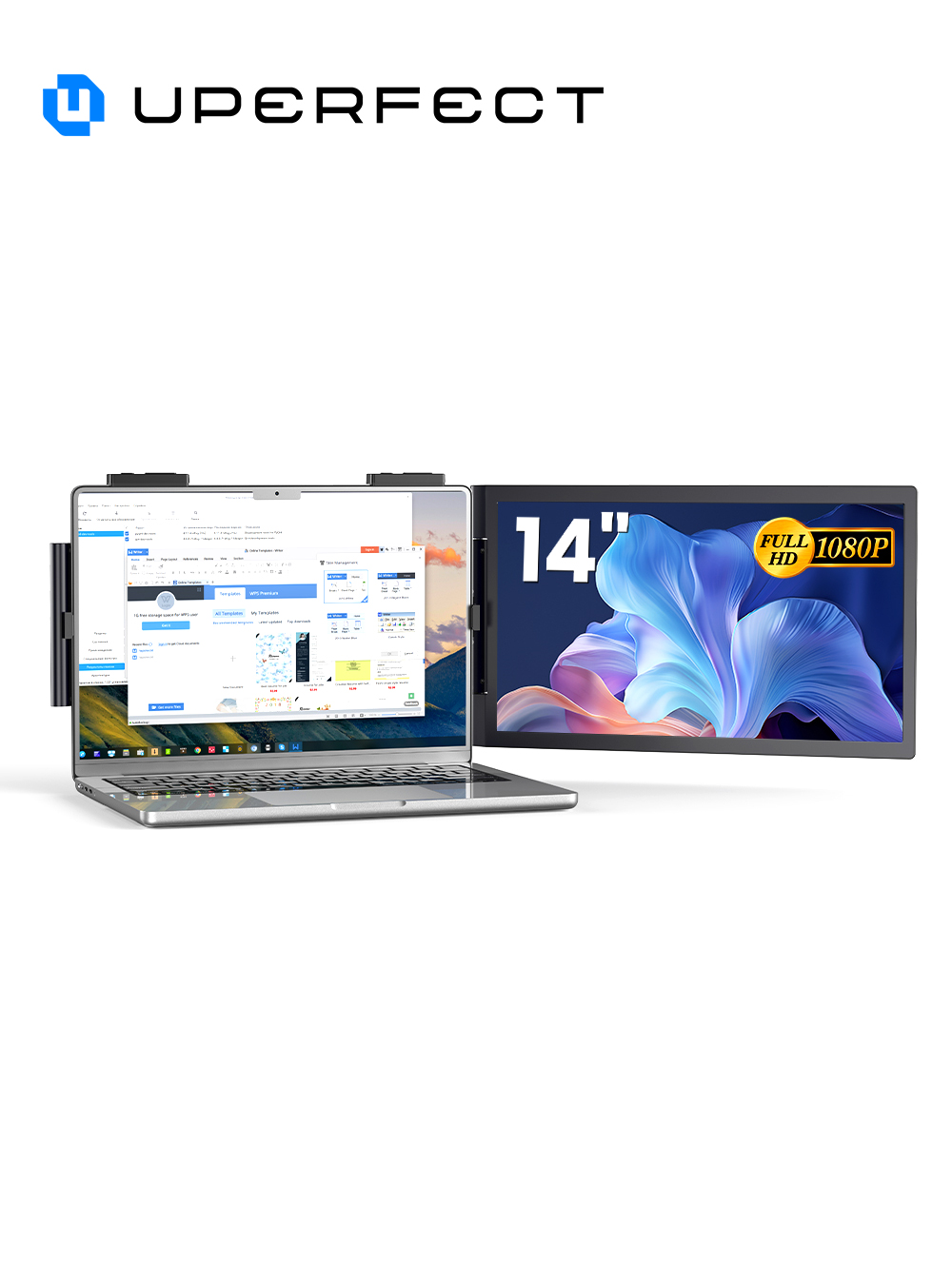Pc Gaming Y60 - UPERFECT 14'' Portable Monitor Laptop Foldable
