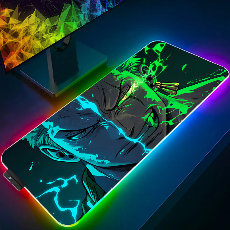 Pc Gaming Jumbo - ONE PIECE Zoro Mouse Pad RGB