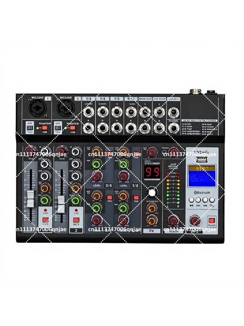 Sound Card Usb - Professional Audio Mixer with Built-in Sound