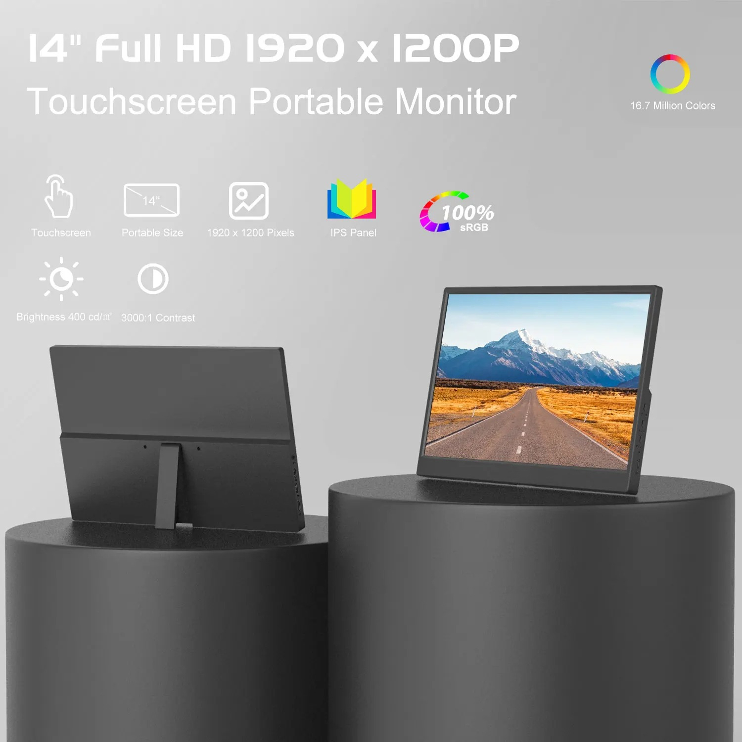 1920*1200 14-inch Portable Mon - Pc Gaming On Android review and price