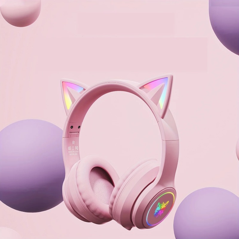 Onikuma B90 Pink Cat Ear Gamin - Pc Gaming Apple review and price