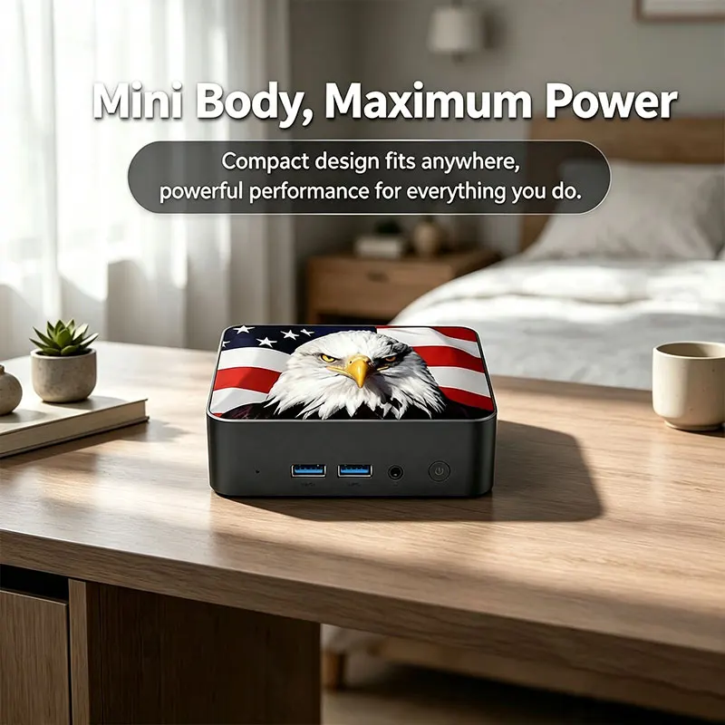 Slim Canada Flag Mini Desktop  - Pc Gaming Usa review and price
