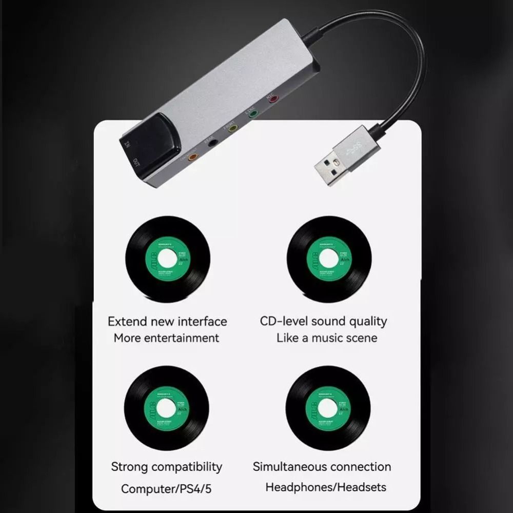 New USB Sound Card 7.1 5.1 Cha - Sound Card Usb review and price