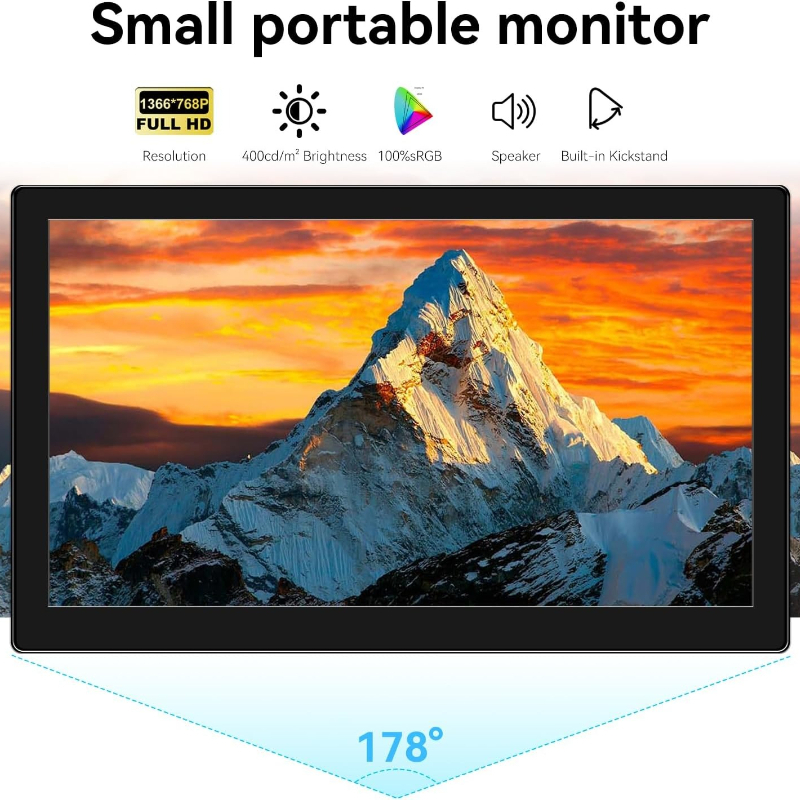 Small Touchscreen Monitor 10.1 - Pc Gaming On Android review and price