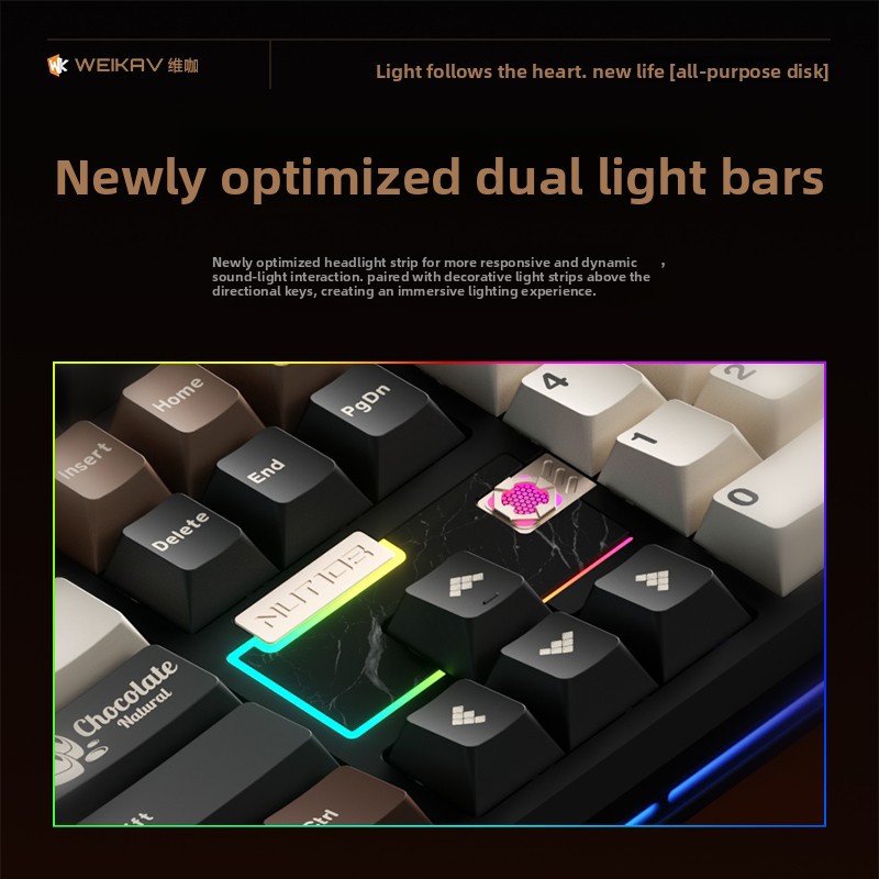 WEIKAV NUT108 Mechanical Keybo - Pc Gaming Upgrades review and price