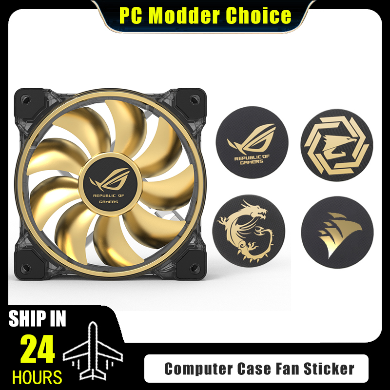 Computer Case Fan Logo Sticker - Pc Gaming Upgrades review and price