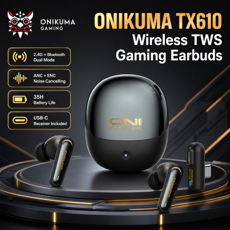 ONIKUMA TX610 Wireless Gaming  - Pc Gaming Apple review and price