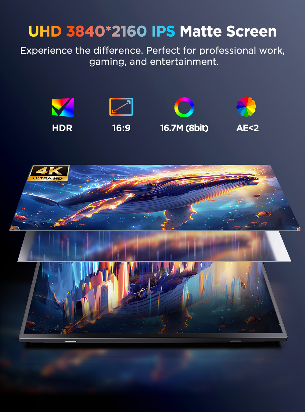UPERFECT 4K Portable Touchscre - Pc Gaming Y60 review and price