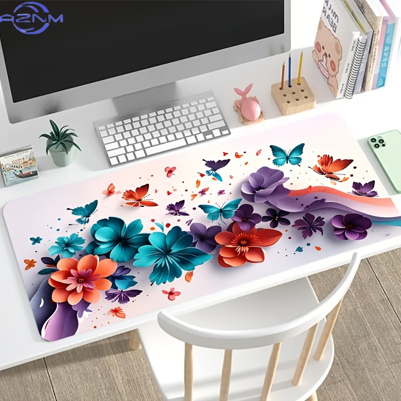1pc Large Gaming Desk Mat Comp - Pc Gaming Orange review and price