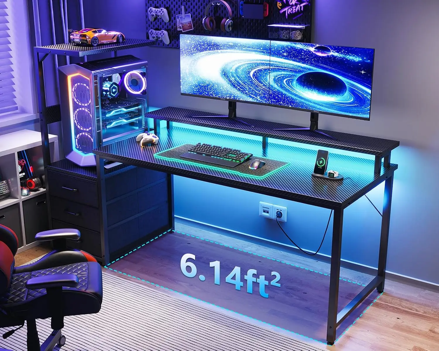 Gaming Desk w/PC Showcase Stan - Pc Gaming Y60 review and price