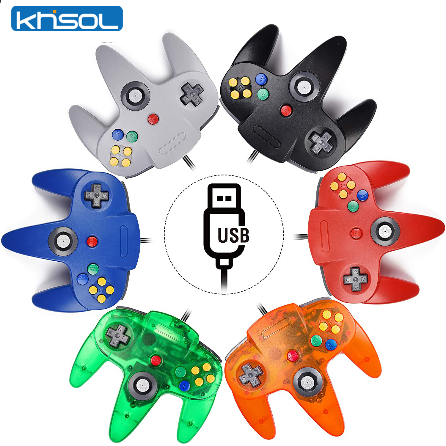 N64 Controller Classic USB Wir - Pc Gaming Emulator review and price