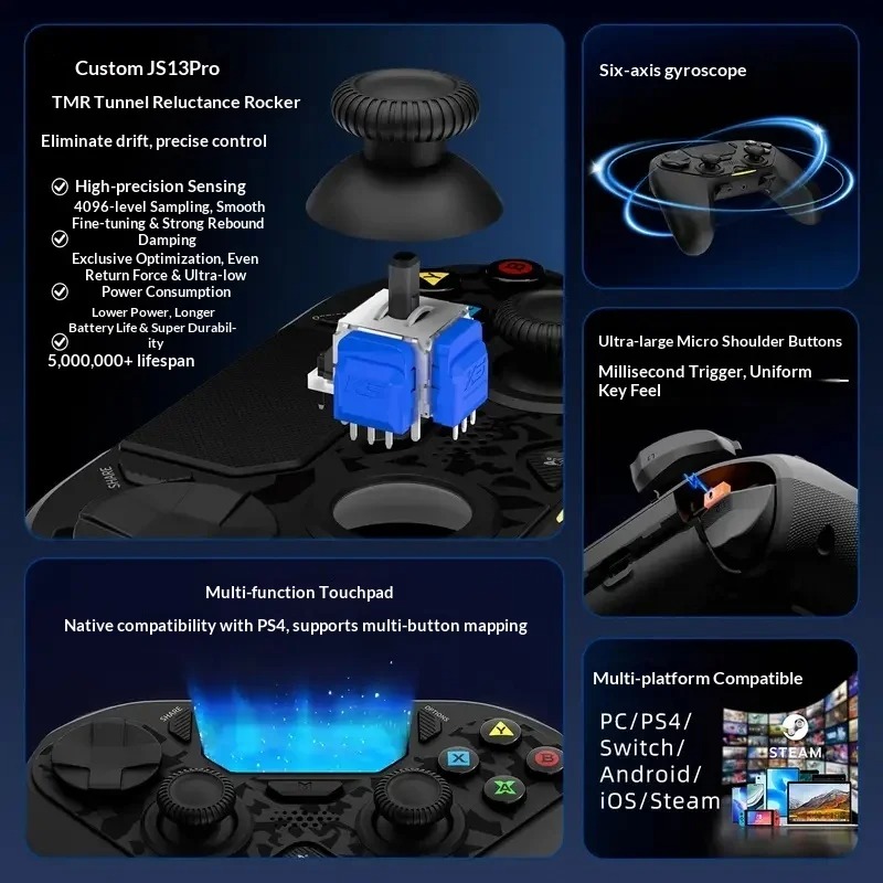 AceGamer D4 Wireless Steam Con - Pc Gaming Emulator review and price