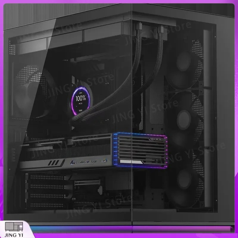 ATX Mid Tower Gaming PC Case D - Pc Gaming Aquarium review and price